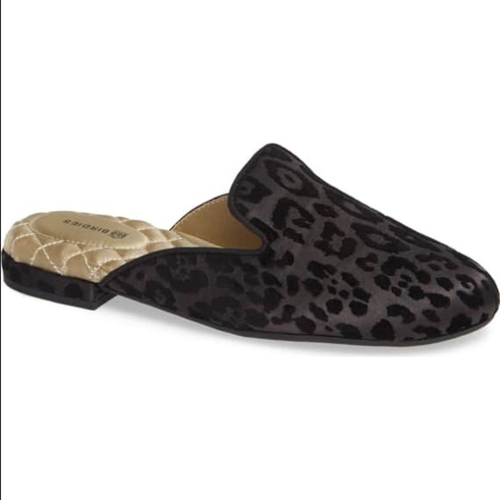 Birdies Phoebe Black Leopard Slipper